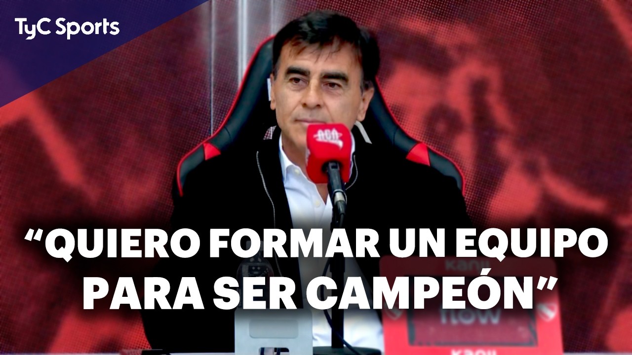 La PRESENTACI&Oacute;N de GUSTAVO QUINTEROS como NUEVO ENTRENADOR de INDEPENDIENTE🗣️ 