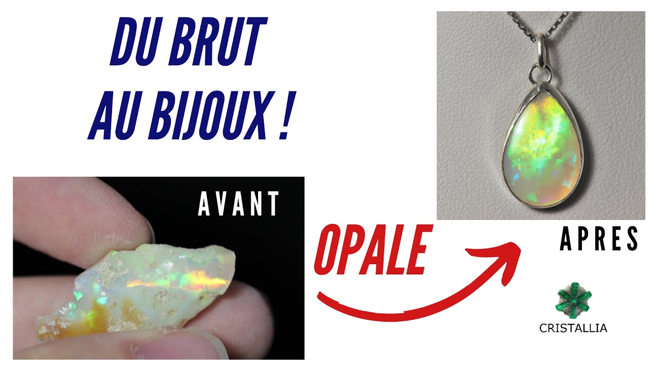 Je taille une Opale d'Ethiopie ! - Cristallia
