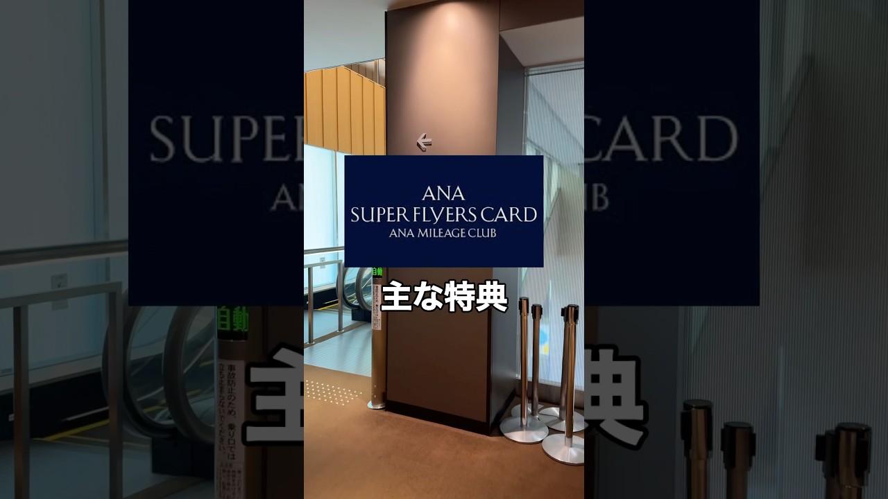 【ANA】SFCで受けられる主な特典#shorts #sfc #陸マイラー #airplane #アメックス #旅行
