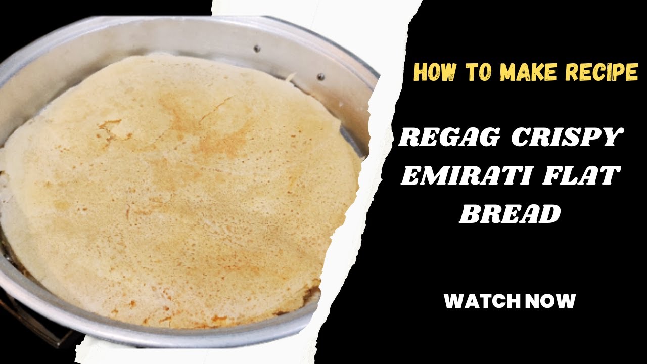 Regag crispy /Emirati flat bread /रेगैग कुरकुरी/अमीराती चपटी रोटी। /Cooking/Recipe