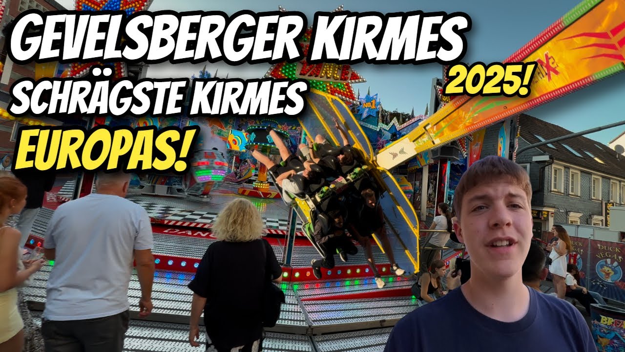Die SCHRÄGSTE Kirmes EUROPAS!🎡 Die Gevelsberger Kirmes 2025!