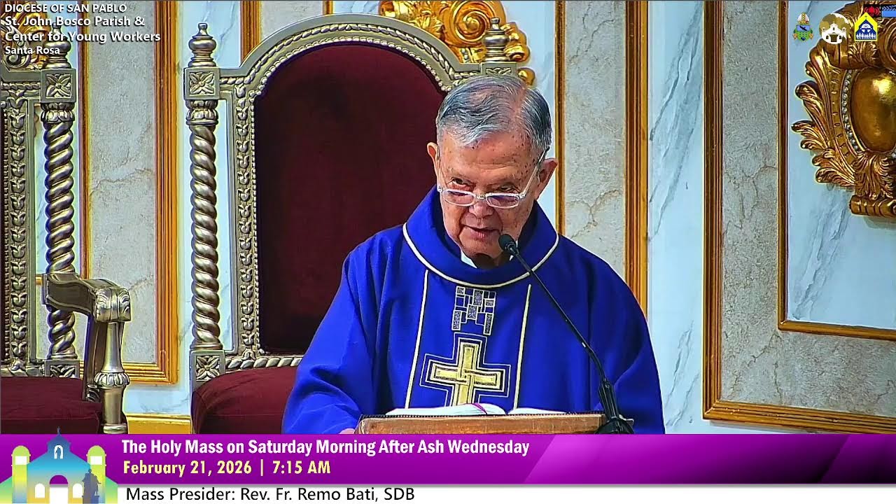 February 21 2026 7:15AM Rosary and Holy Mass on the Saturday after Ash Wednesday