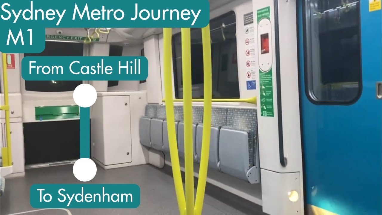 Sydney Metro Journey - M1 from Castle Hill To Sydenham