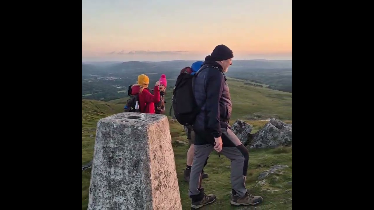 Trig Point on the Cribarth May 2024.