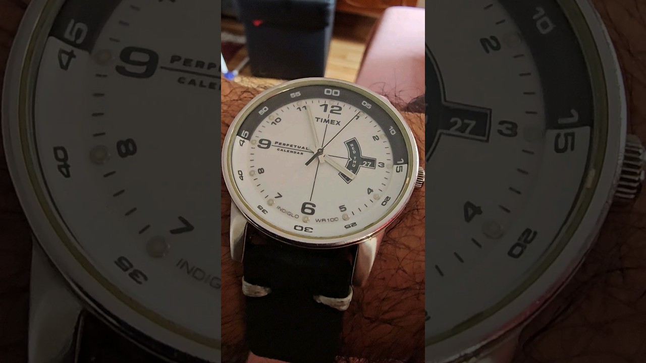 TIMEX Perpetual Calendar Watch Indiglo #timex #perpetualcalendar #quartz #anicedaywatch #watch