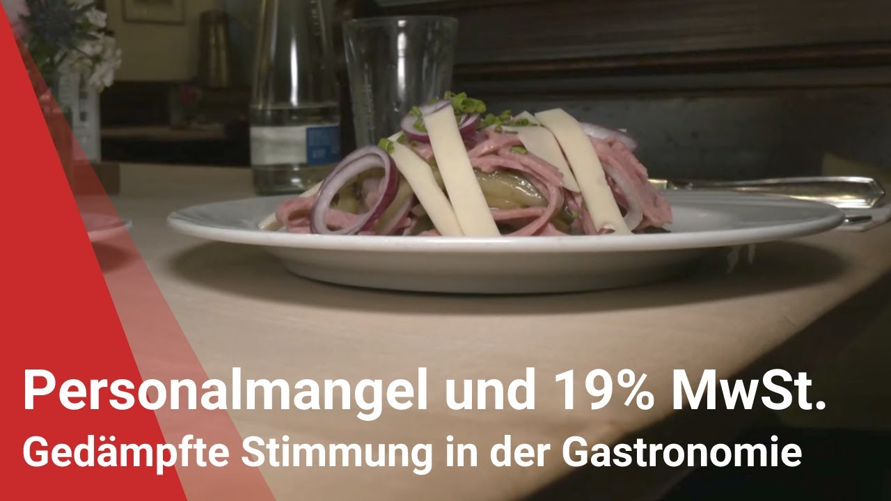 Personalmangel und 19% Mehrwertsteuer: Gedämpfte Stimmung in der Gastronomie