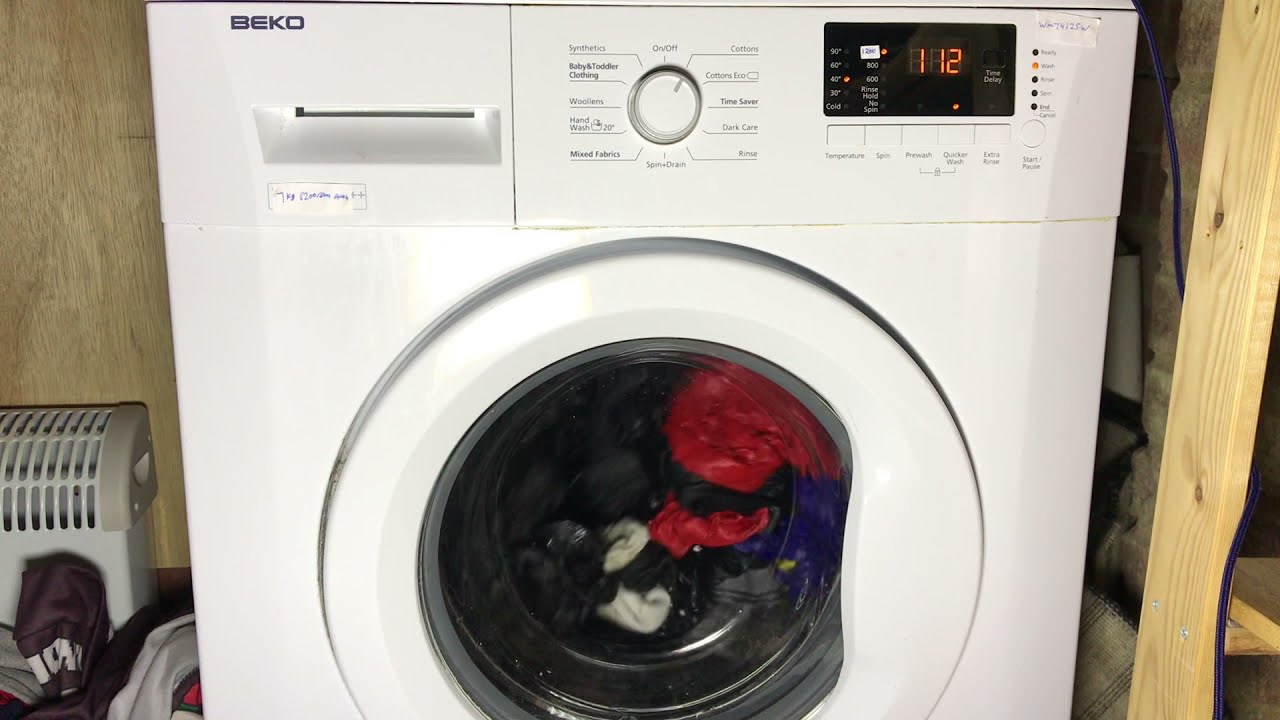 beko WM74135W - cotton 40 + quicker wash