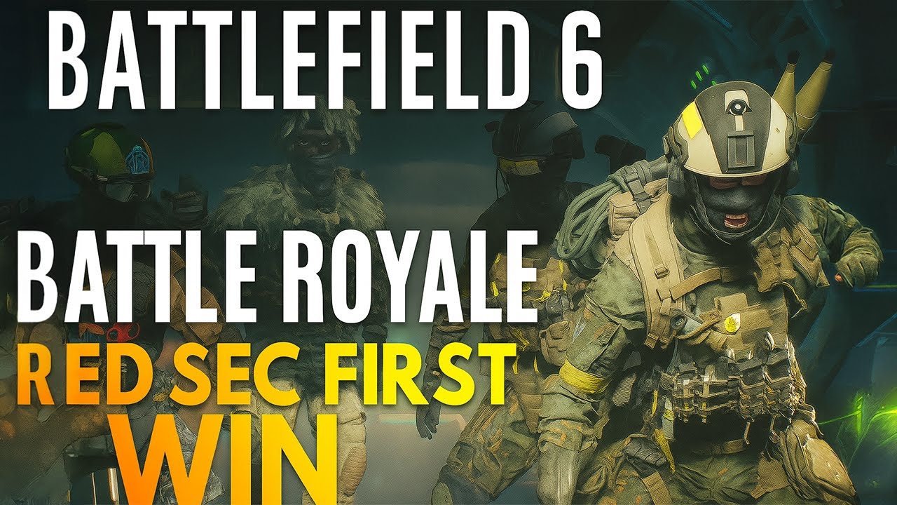 BATTLEFIELD 6 Battle Royale Gameplay (REDSEC First Victory!)