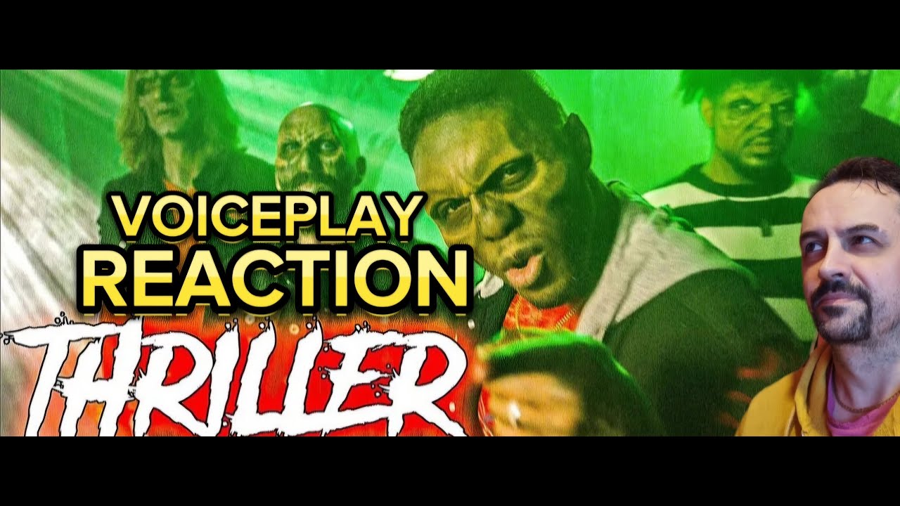 THRILLER - Michael Jackson (acapella) VoicePlay ft. J.None  REACTION