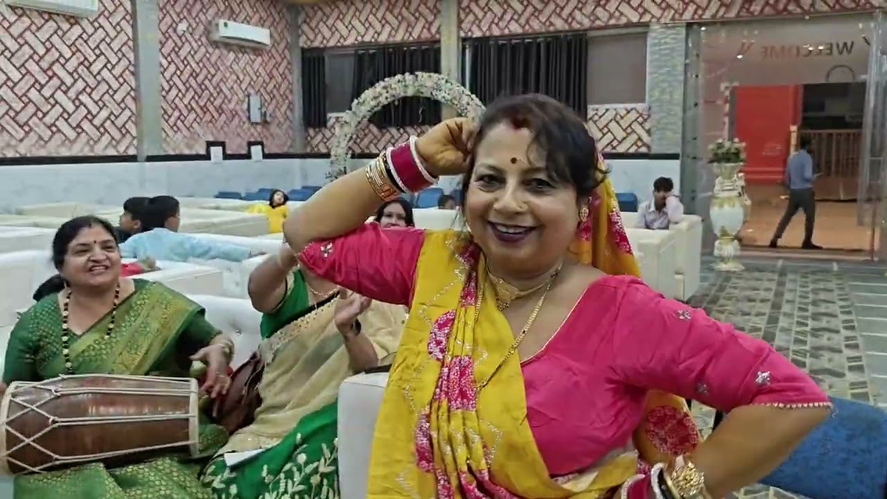 #दोस्त के घर बुलावे पर बन्ना गीत गाया 😊 बन्ना जरा शादी रचना 🥰❤️
