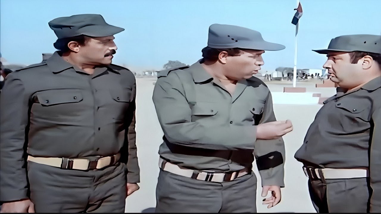 عندما اجتمع سمير غانم ويونس شلبى وسعيد صالح فى فيلم  المشاغبين فى الجيش