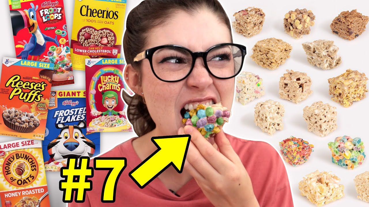 Testing 14 Most Popular Cereals as Rice Krispie Treats