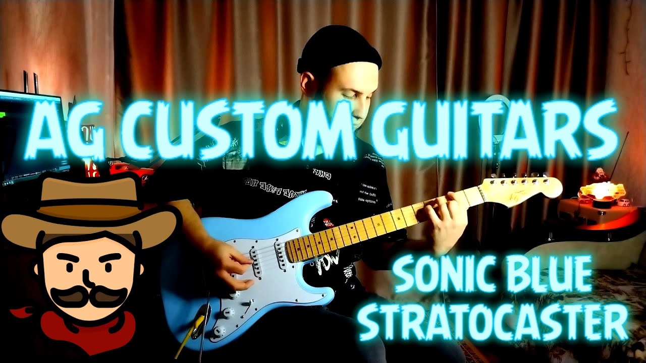 AG CUSTOM GUITARS | SONIC BLUE STRATOCASTER