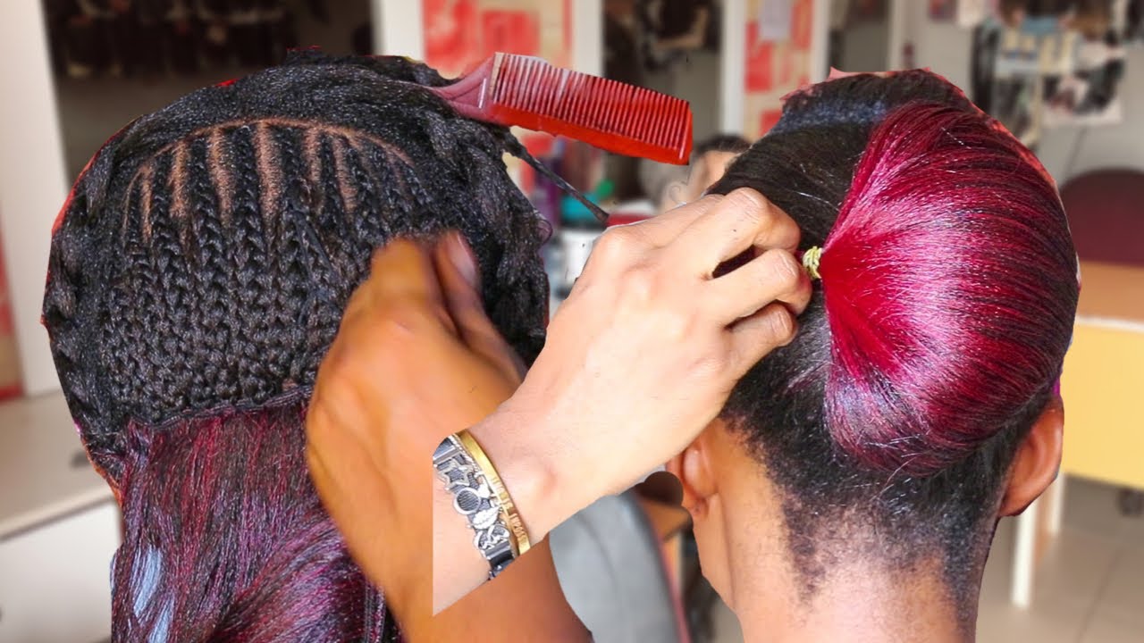 SEWIN NO CLOSURE NO FRONTAL /VERY DETAIL BRIDAL HAIRSTYLE  #7