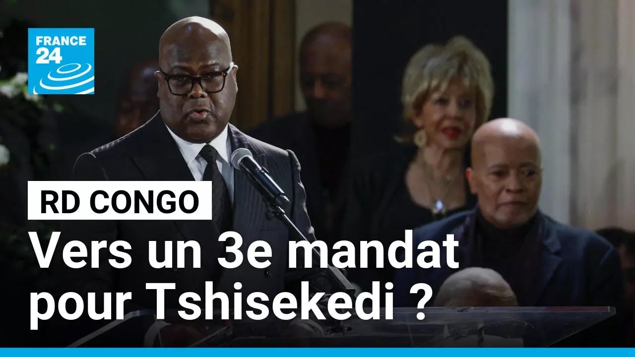 RD Congo : la controverse du possible 3e mandat de Tshisekedi relanc&eacute;e &bull; FRANCE 24