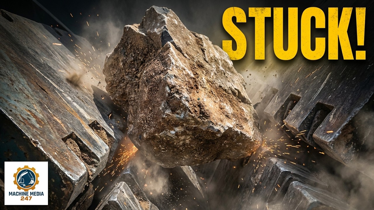 🔥500 Tons/Hour Production🚨 Jaw Crusher vs Massive Rock Jam 🚨#mm247