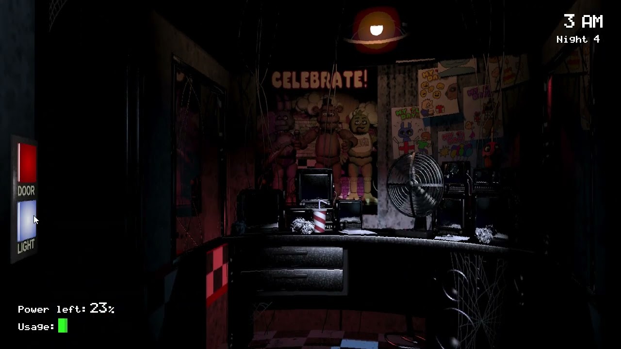giochiamo per la terza volta a five nights ar freddye s'