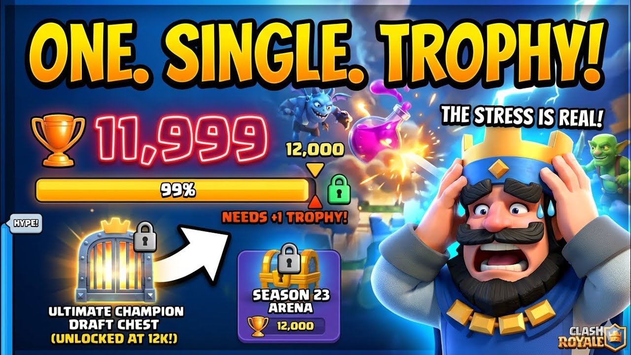 I’m Exactly 1 Trophy Away From 12k. Don't Let Me Lose😭