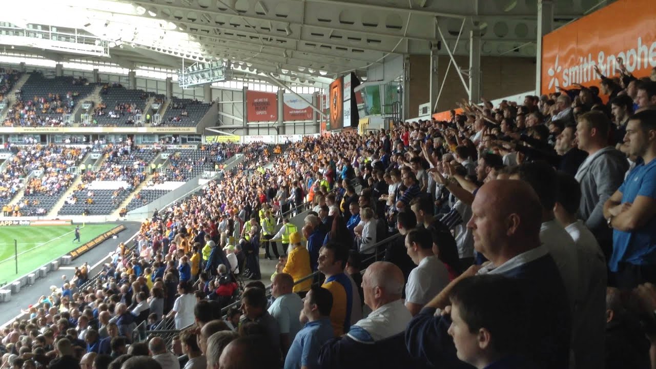 PNE fans at hull away  29/8/15