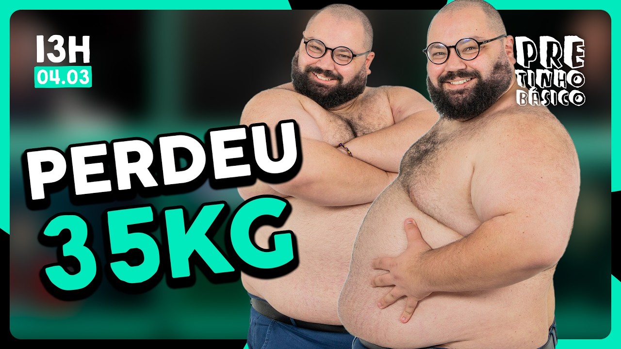 GORDO LÉO JÁ PERDEU 35 KG E FALA SOBRE OBESIDADE | Cortes do Pretinho Básico | ATL TV