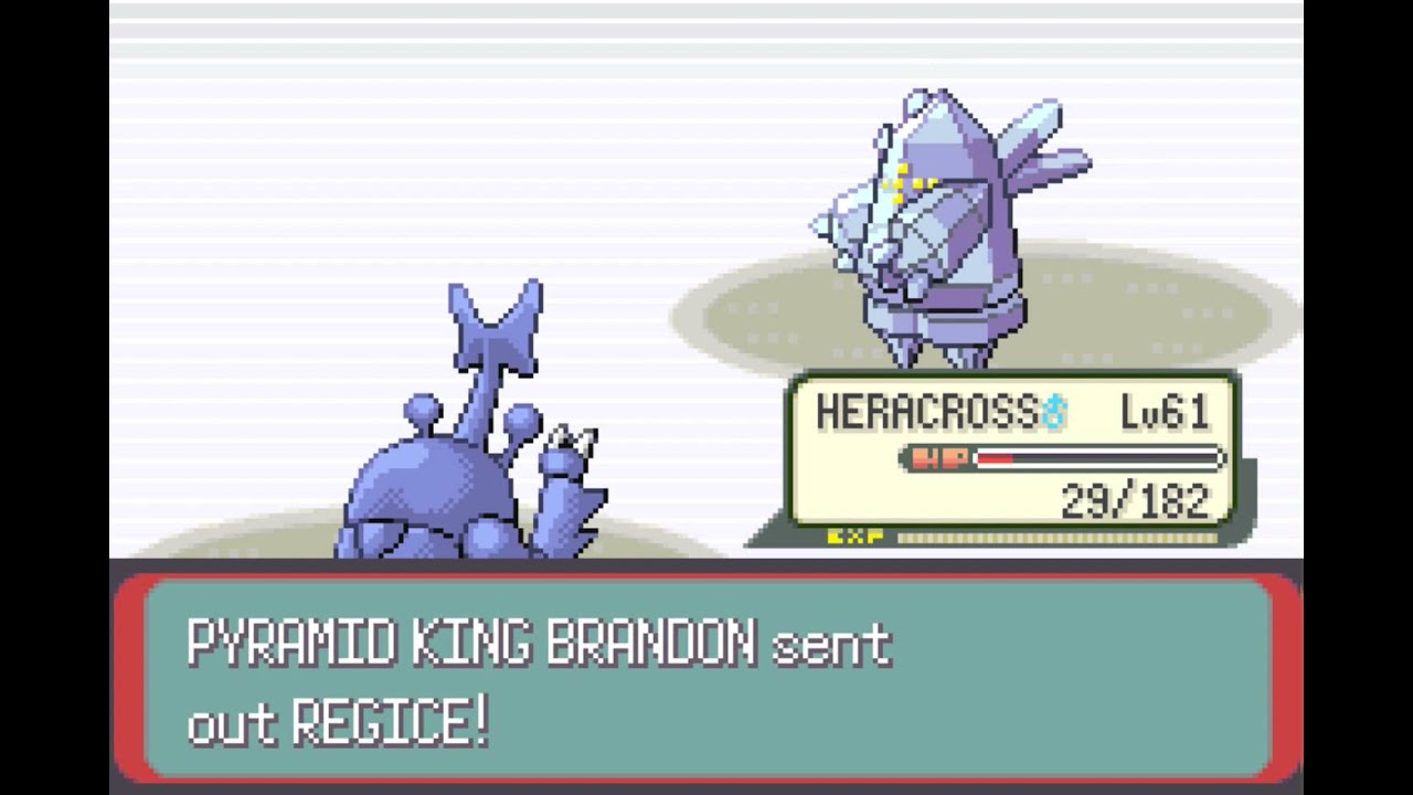 Pokemon Emerald Battle Pyramid Silver Battle