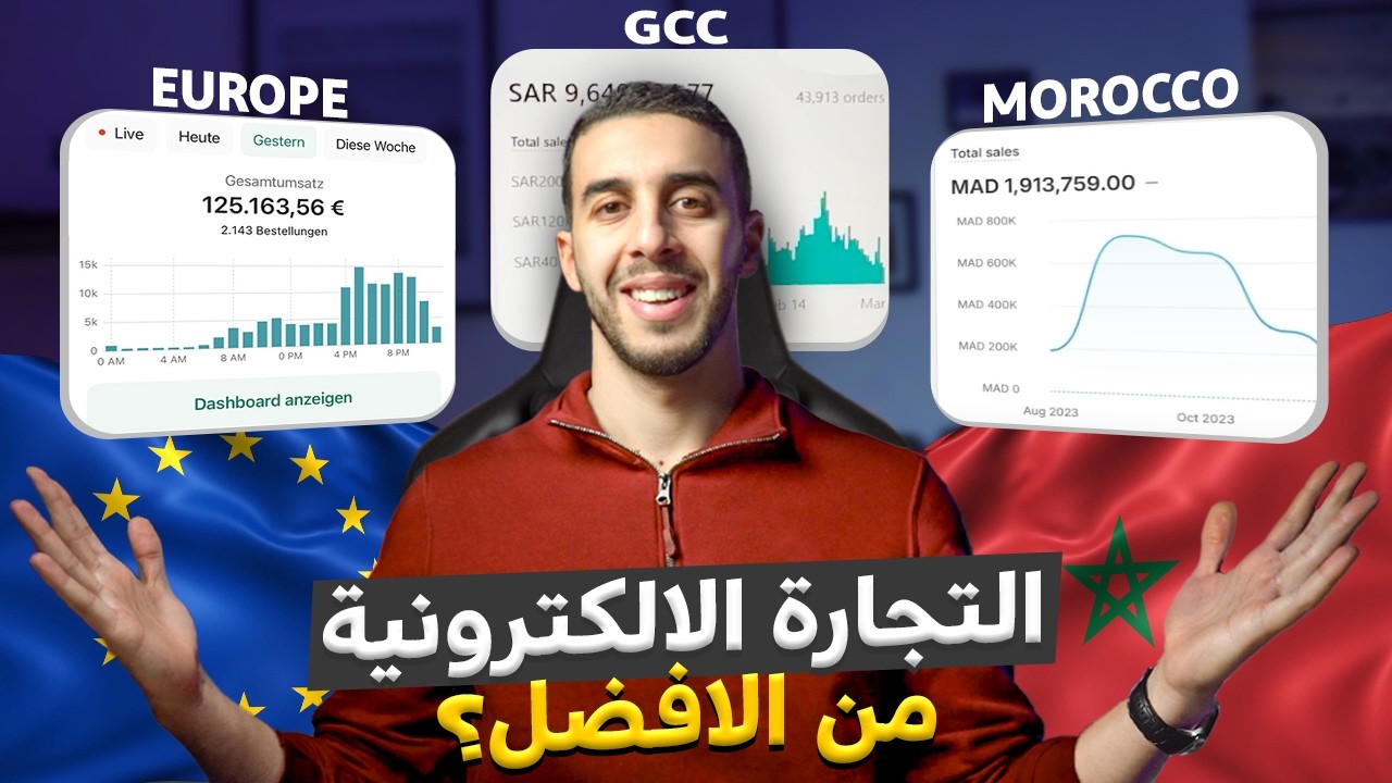 أفضل سوق للتجارة الإلكترونية ! COD MAROC VS GCC VS EUROPE