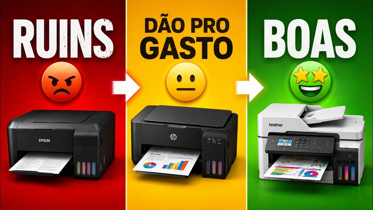 10 Impressoras Que Não Vão Te Falir em 2026 - Analisei 30 Modelos!