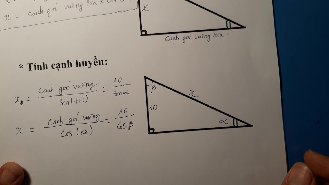 Toán 9: Giải tam giác vuông ( Phần 2 )