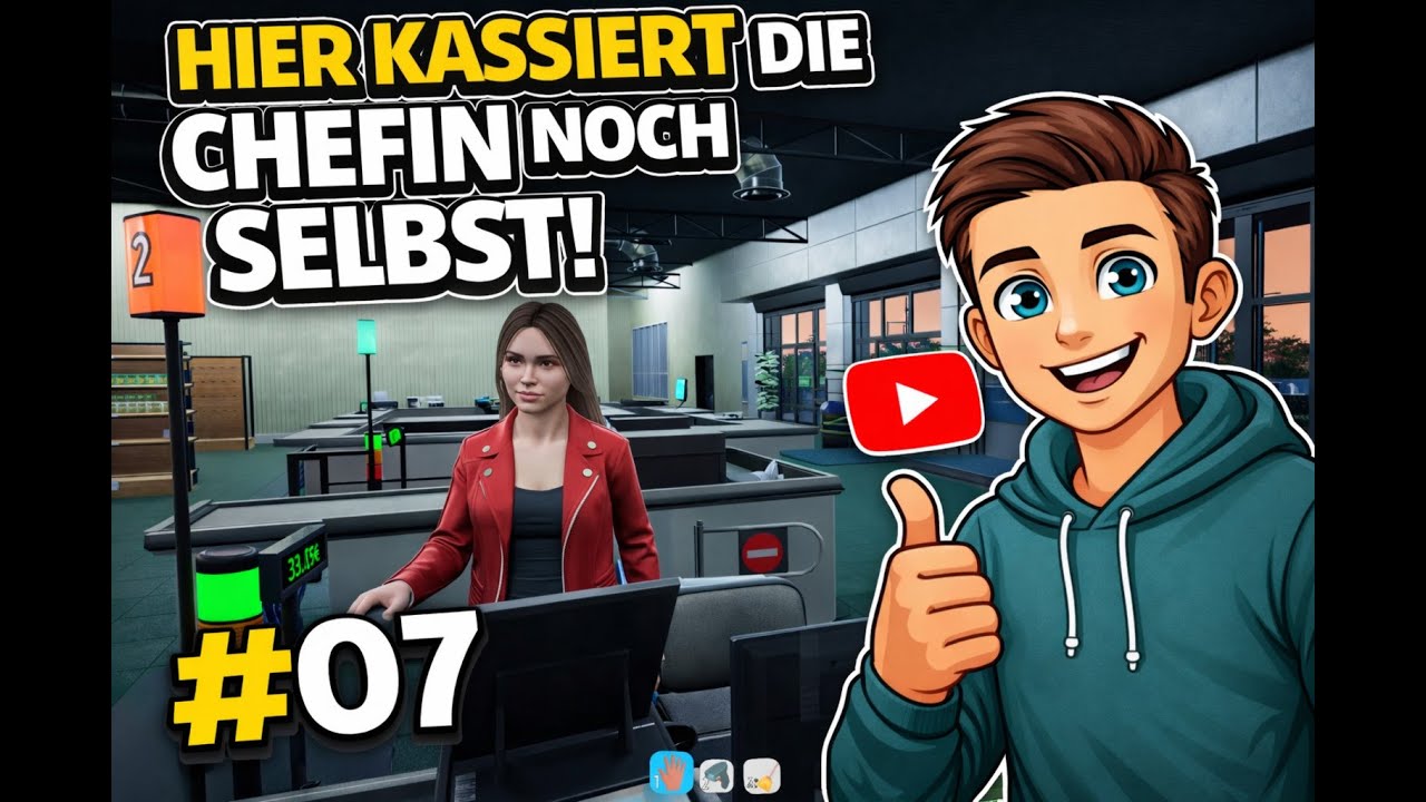 Better Mart Simulator Folge #07   Hier kassiert die Chefin noch selbst