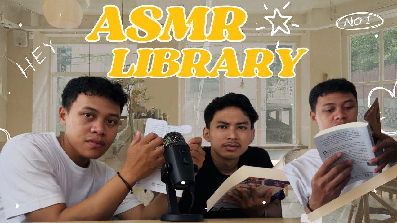My Friend Try ASMR In Library 📚