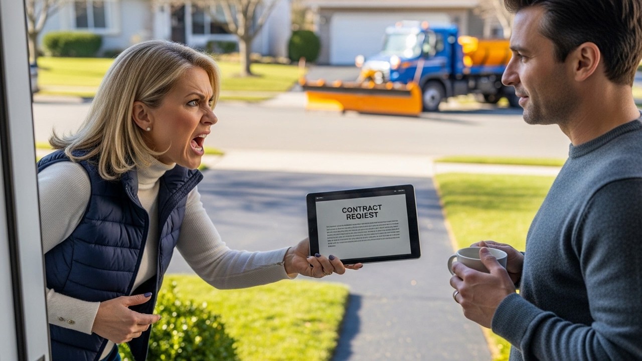 HOA Demanded I Share My Plow Contract, Didn't Know I'm The Owner They Stiffed Last Year