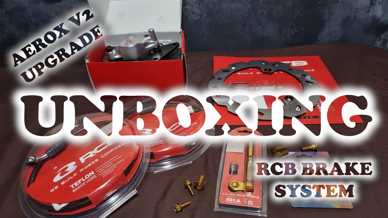RCB BRAKE UPGRADE FOR AEROX V2 | UNBOXING AND TIPS FOR BEGINNERS