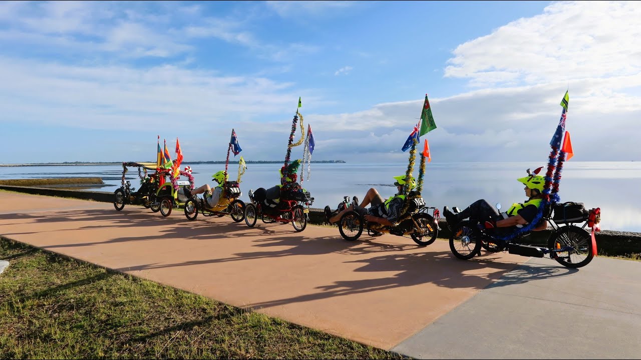 Christmas Recumbent Trike Ride along the Sandgate Foreshore