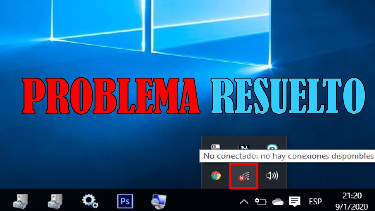 Problema de Conexión a Internet | El icono de Internet aparece con una X roja | SOLUCIÓN