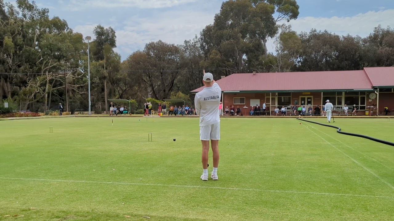 South Australian Golf Croquet Spring Men's Semi-Final - Edward Wilson vs Robert Fletcher (last game)