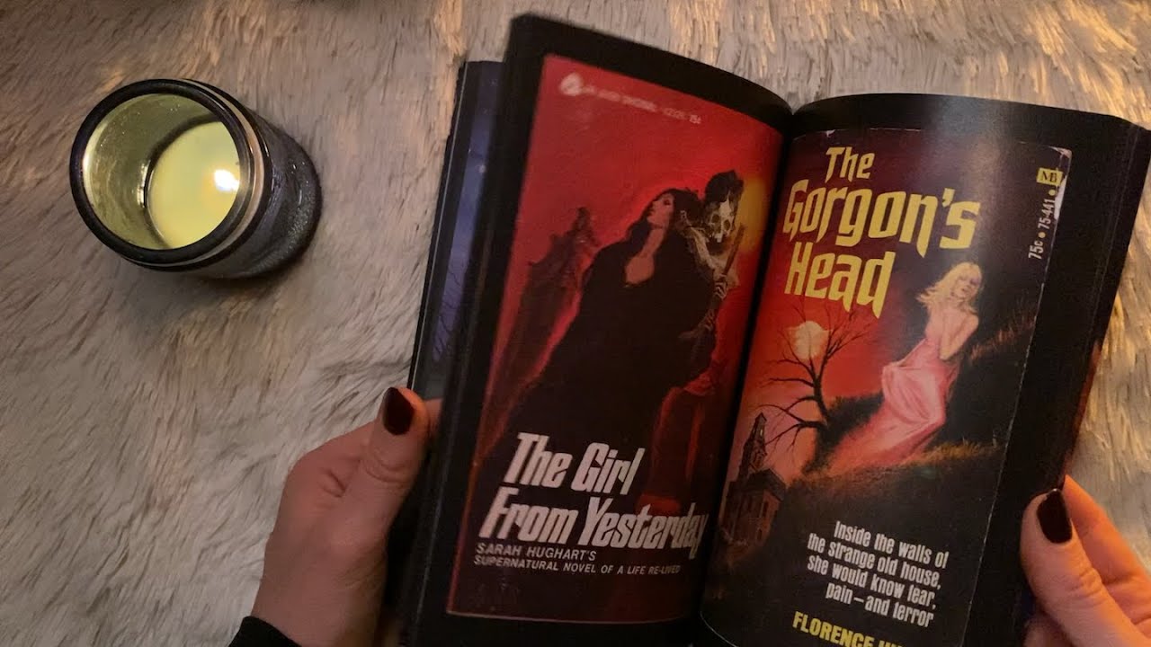 ASMR Gothic Romance Novels (Flip Through) 💀🥀 ~