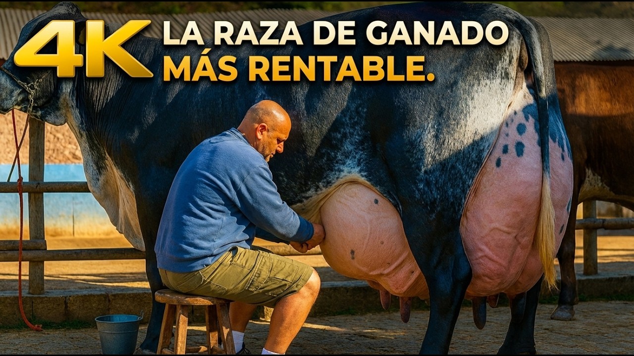 La RAZA de Ganado GIROLANDO: La Raza MÁS RENTABLE 🤯 ¡Máquina de Producir Leche y DINERO!
