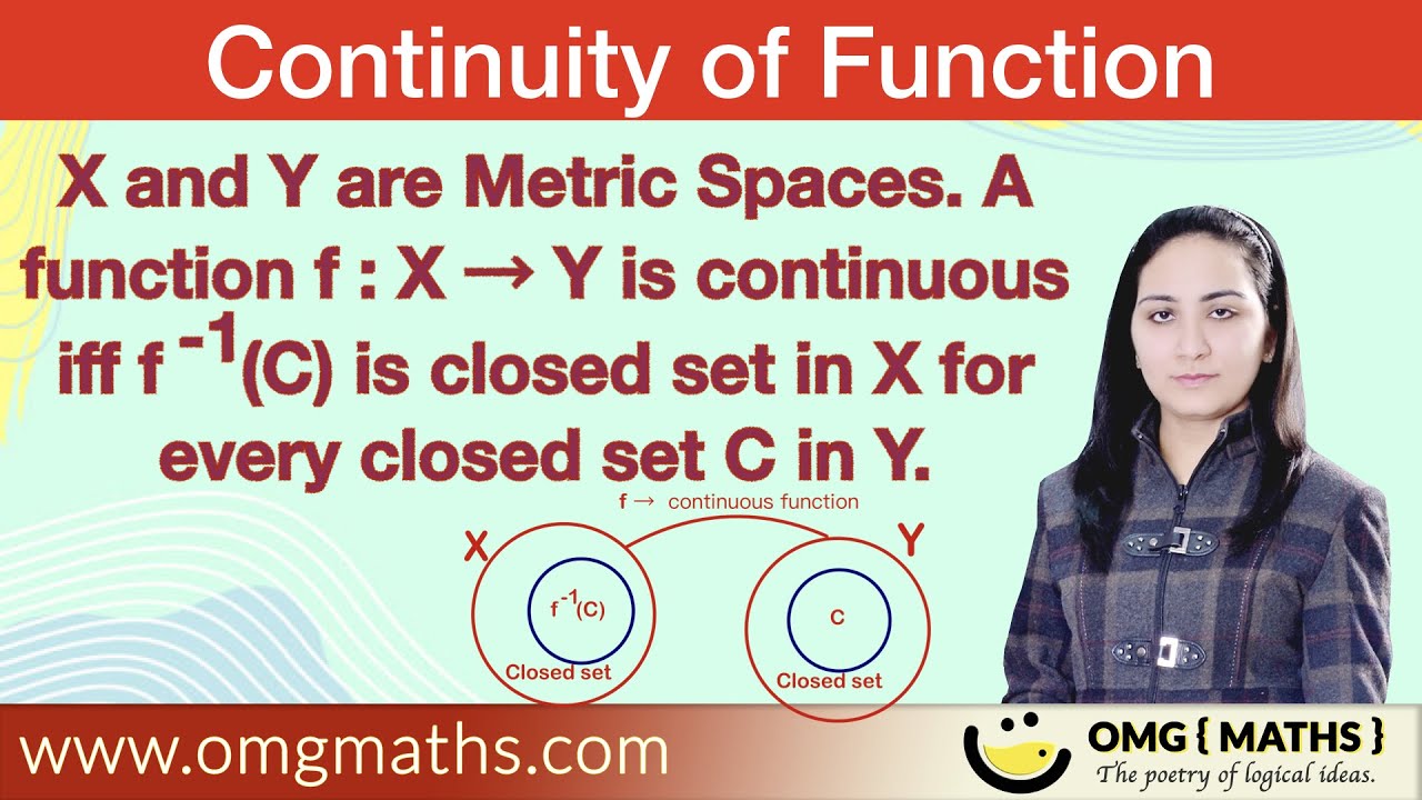 f is continuous iff f inverse C is closed set in X for every closed set C in Y | Real Analysis
