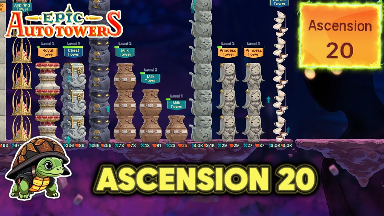 The Hardest Challenge Yet: Ascension 20 Complete | Epic Auto Towers