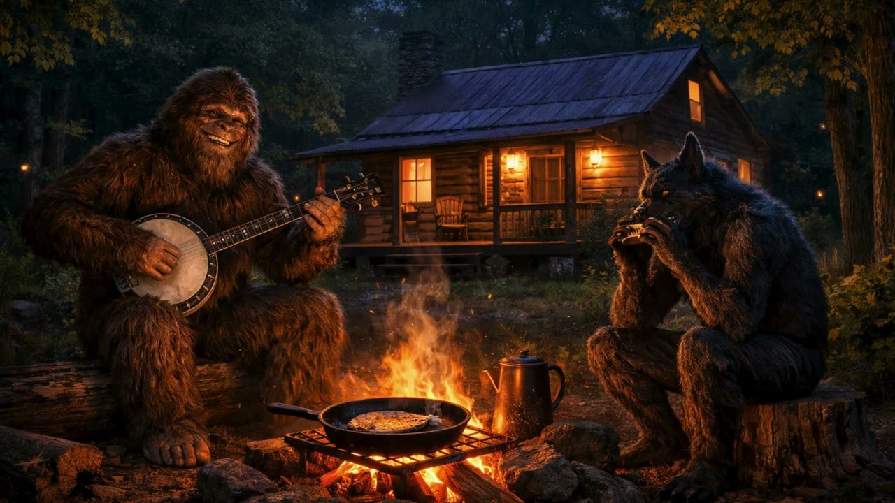 Kentucky Legends Bluegrass Jam by the Fire:  Relax or Study with Cozy Down Home Vibes!🔥🎶