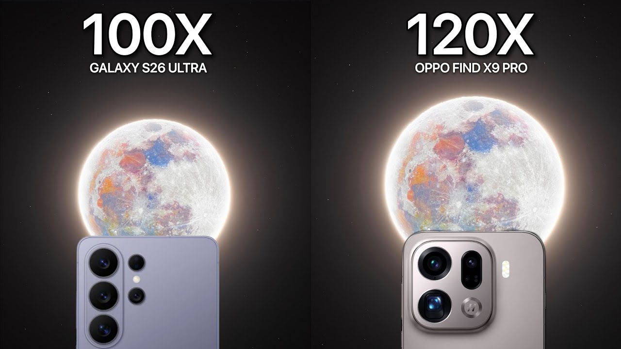 Samsung Galaxy S26 Ultra vs Oppo Find X9 Pro Live Zoom Test 
