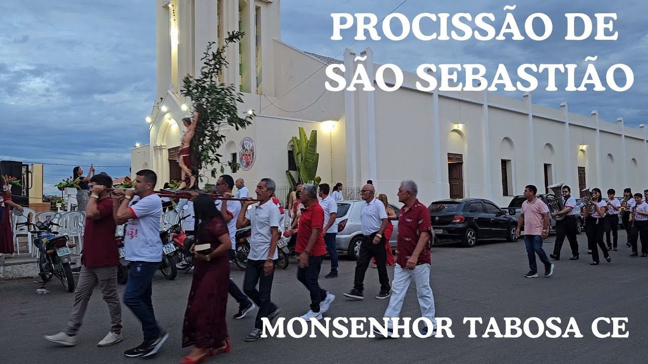 PROCISSÃO DE SÃO SEBASTIÃO PADROEIRO DE MONSENHOR TABOSA - JANEIRO DE 2026