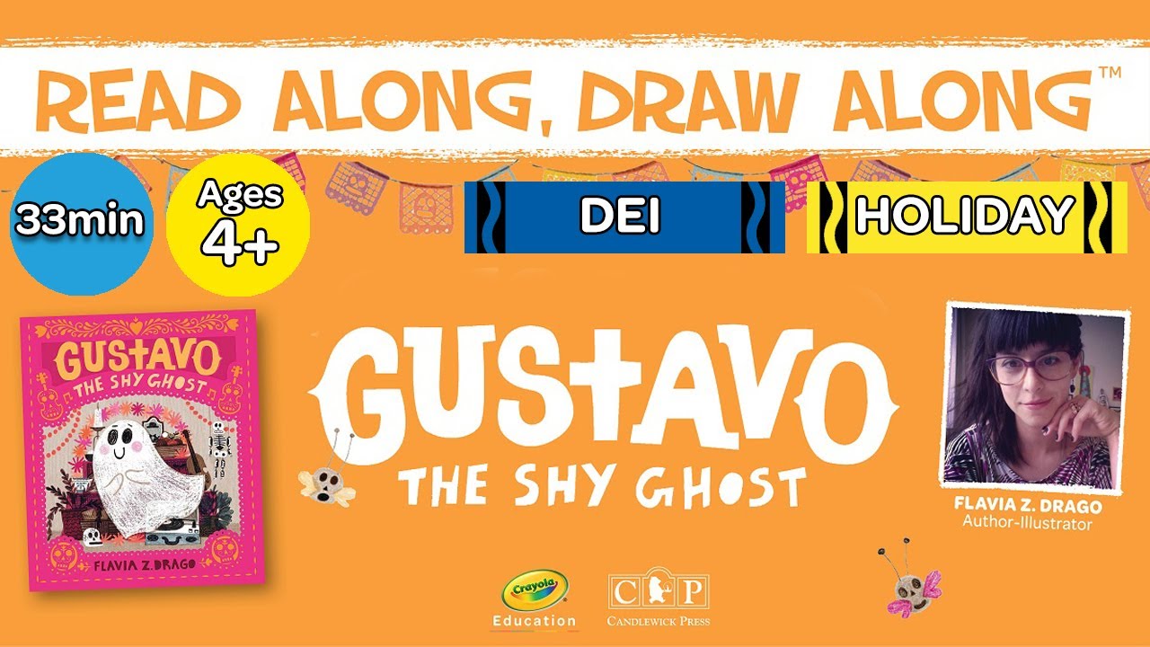 Flavia Z. Drago Shares “Gustavo, the Shy Ghost” | Read Aloud + Draw Along