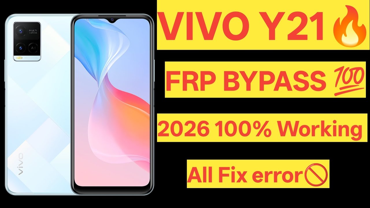 Vivo Y21  FRP Bypass 2026 💥 | Google Account Remove Without PC | 100% Working