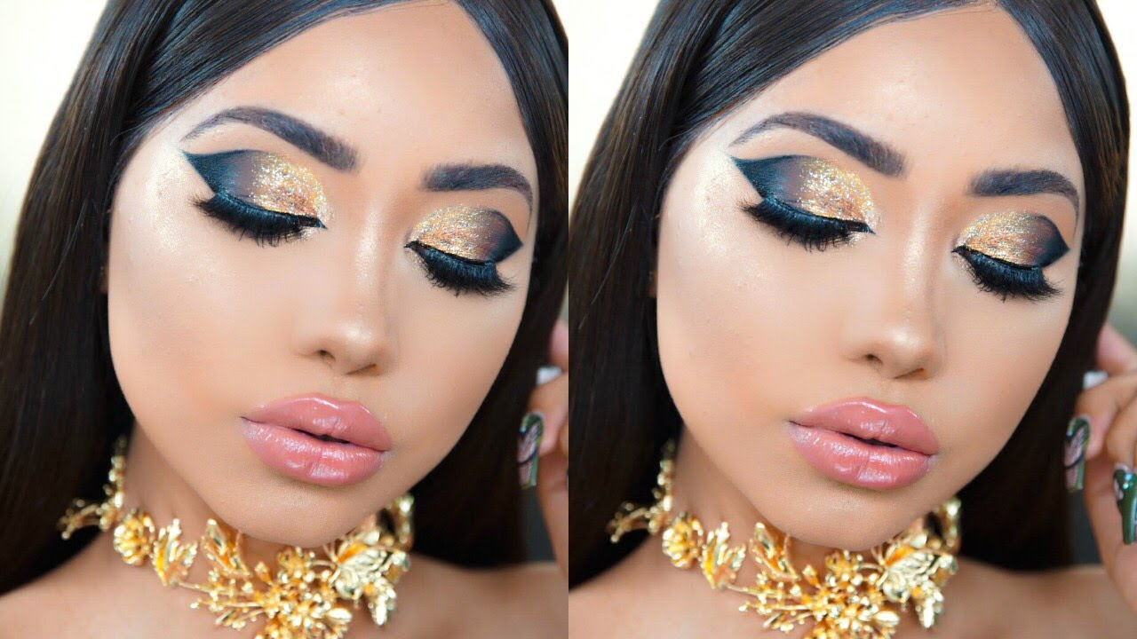 GLAM AF HOLIDAY MAKEUP TUTORIAL | Melly Sanchez