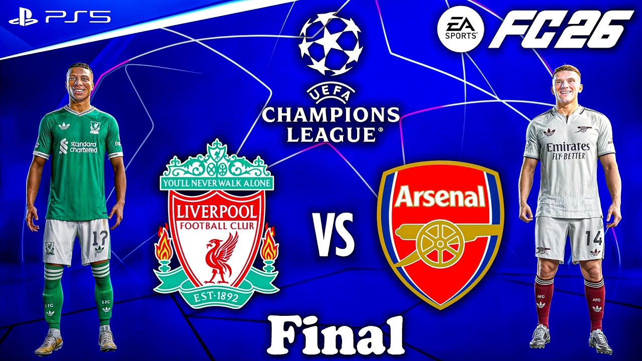 FC 26 - Liverpool vs. Arsenal Ft. Olise, Tonali, | UEFA Champions League Final | PS5 [4K60]