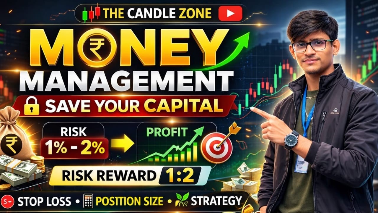 Money Management in Trading | Beginner to Pro (Hindi) The Candle Zone #sharemarket #moneymanagement