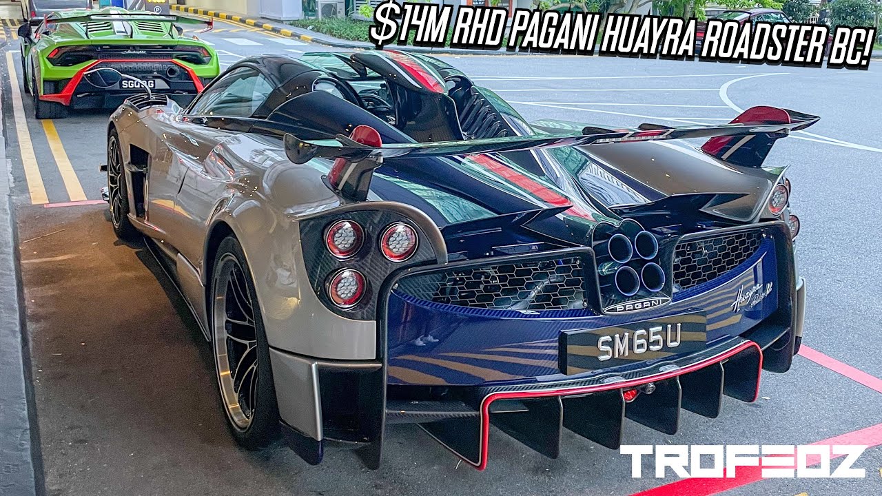 $14M Pagani Huayra Roadster BC is a work of art with a Twin Turbo V12!