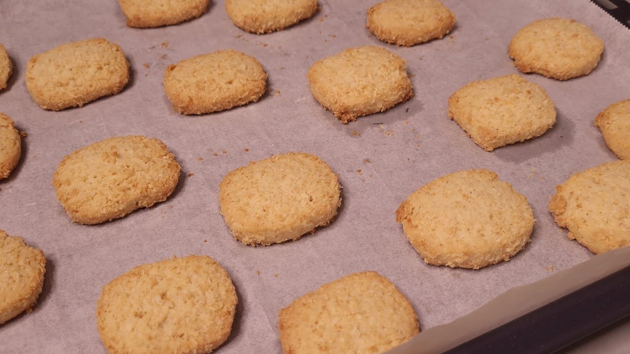 РАЙСЬКА Насолода🥥Пісочне КОКОСОВЕ ПЕЧИВО. Простий РЕЦЕПТ БЕЗ Міксера