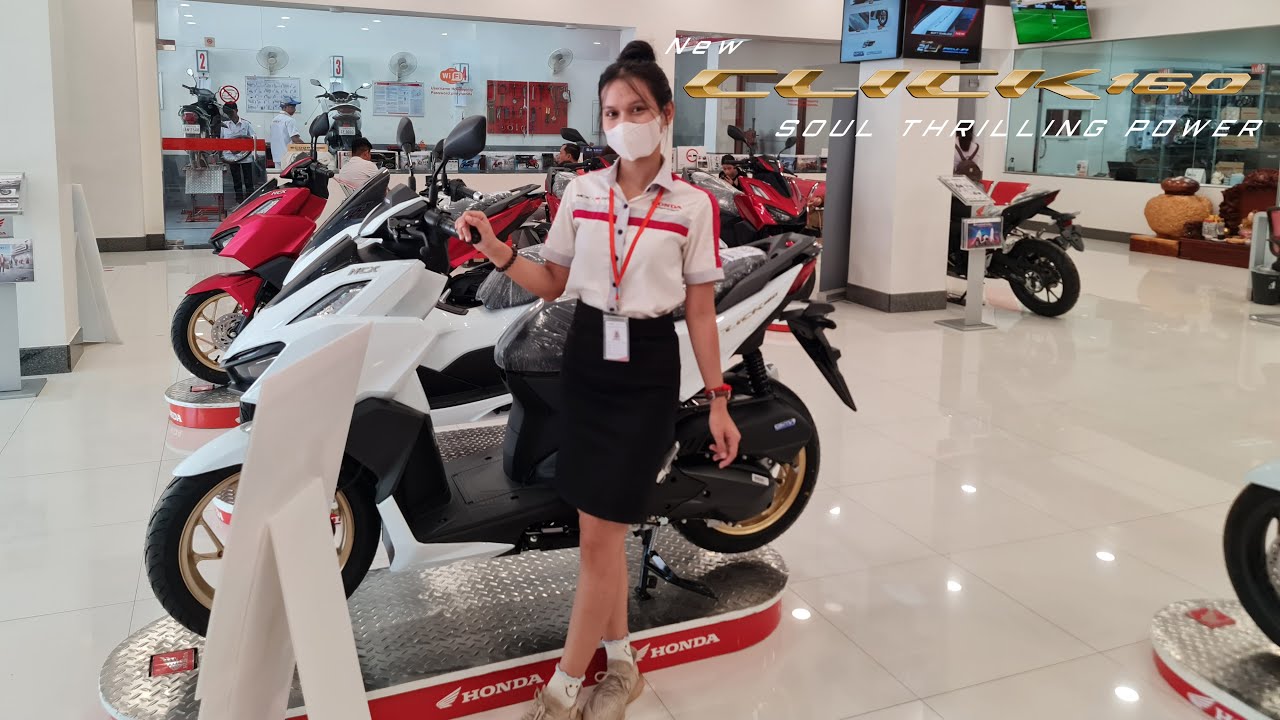 honda click 160cc 2024 white color by ncx honda